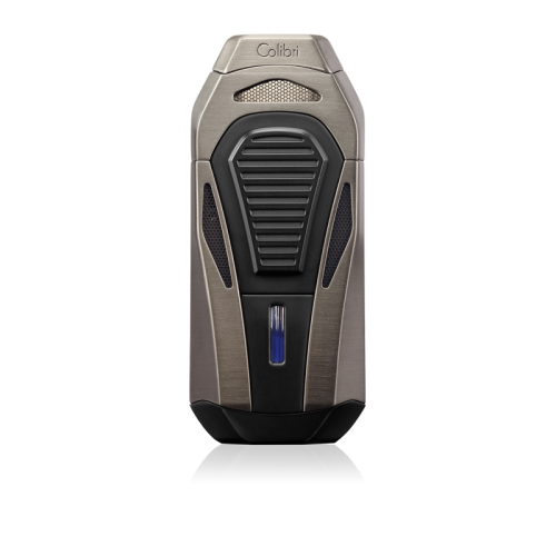 Colibri Boss Triple Jet Lighter-Brushed Gunmetal LI950T6 - Shams Shopping Centre Colibri  