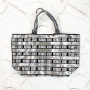 Victoria's Secret Black Friday Tote Large Black and Silver Sequins - Shams Shopping Centre Victoria Sectret  