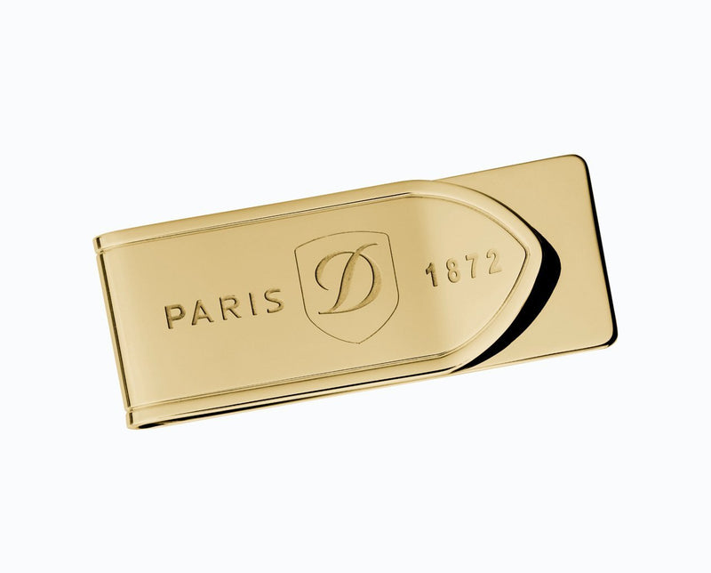 St.Dupont Money Clip Rectangle Y Gold (003080) - Shams Shopping Centre ST Dupont  