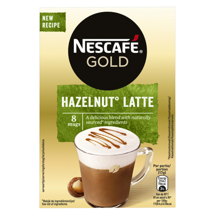 Nescafe Latte hazalnut coffee 136g - Shams Shopping Centre Nestle  