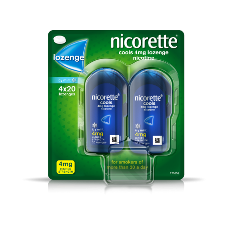 Nicorette Lonzenges Icymint 4mg - Shams Shopping Centre Nicorette  