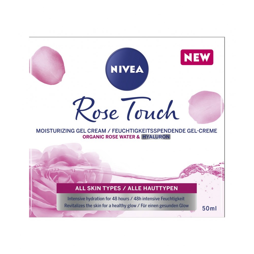 Nivea Rose Touch Hyaluron Moisturising Cream 50ml - Shams Shopping Centre Nivea  