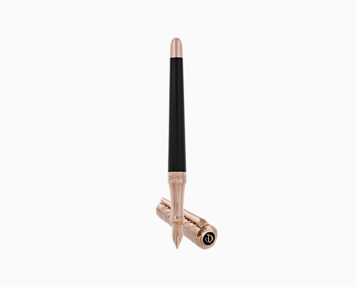 St Dupont Wi Liberte FP Pink Gold/Black (460601) - Shams Shopping Centre ST Dupont  