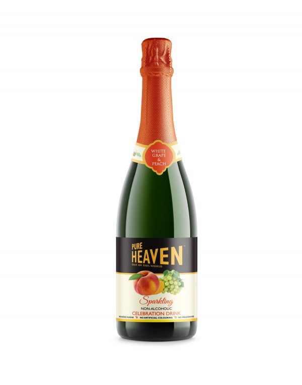 Pure Heaven White Grape & Peach Sparkling Celebration Drink 750ml - Shams Shopping Centre Pure Heaven  