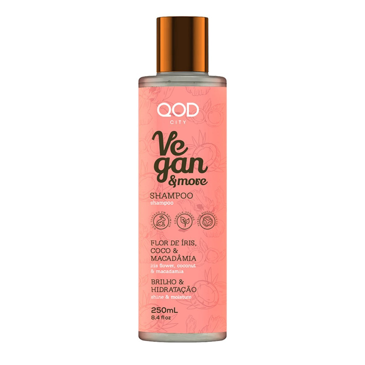 QOD City Vegan & More Shampoo 250ml - Shams Shopping Centre Qod Cometico Boutique  