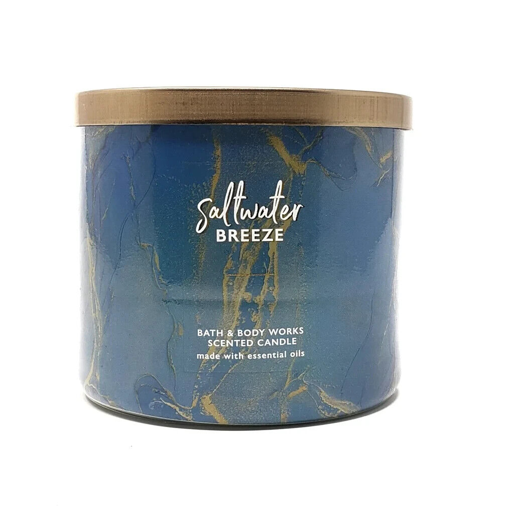 BBW White Barn 1 Wick Salt Water Breez Scented Candle - Shams Shopping Centre Bath & Body Works  