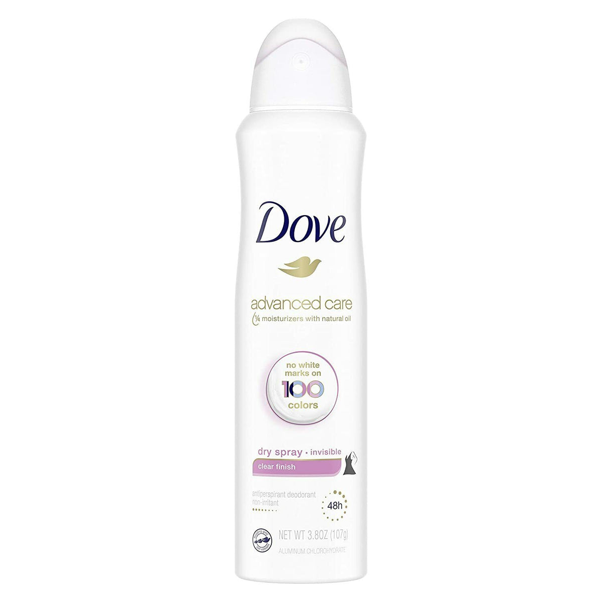 Dove Advanced Care Clear Finish Body Spary 107g - Shams Shopping Centre Dove  