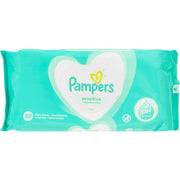 Pampers Baby Wipes Sensitive Fragrance Free 52s - Shams Shopping Centre Pampers  