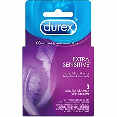 Durex Condom Extra Sensitive Extra Lubricated 3 CT - Shams Shopping Centre Durex  