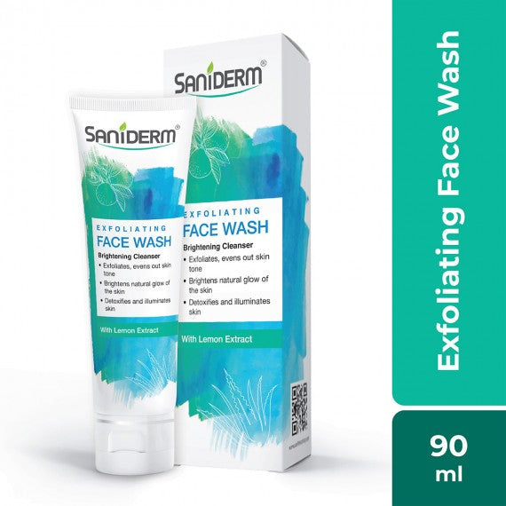 Saniderm Exfoliating Face Wash 90g - Shams Shopping Centre Saniderm  