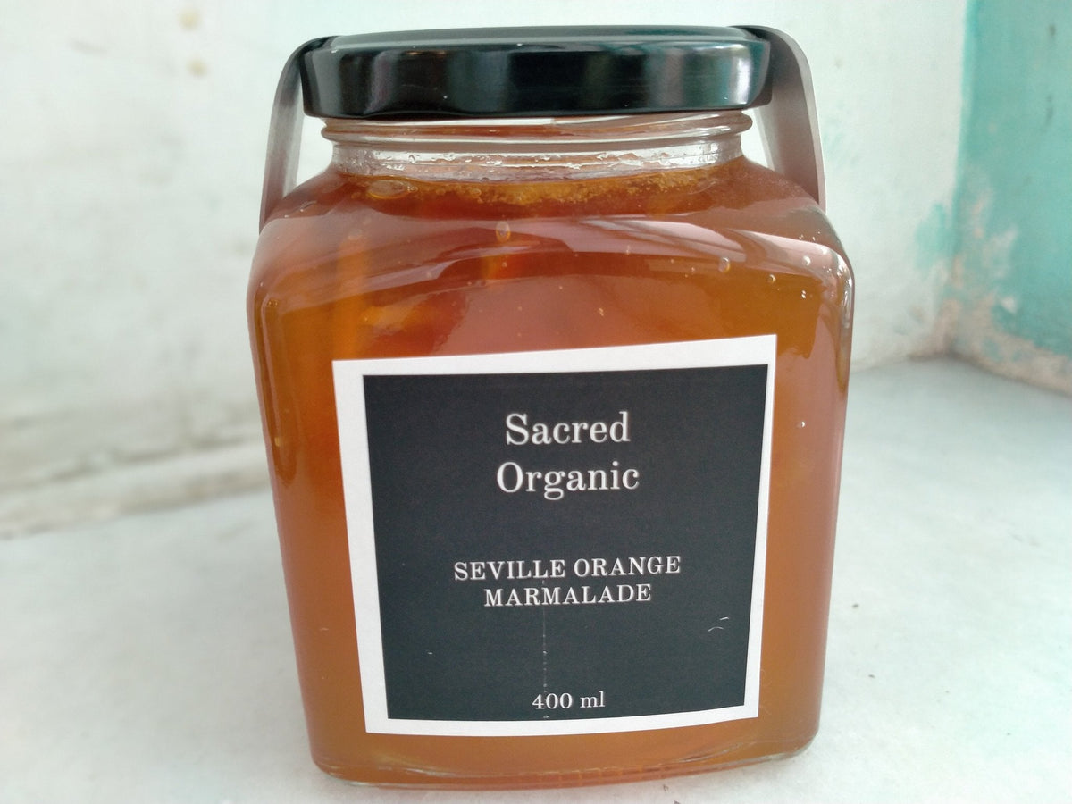 Sacred Organic Seville Orange Marmalade 400ml - Shams Shopping Centre Sacred Organic  