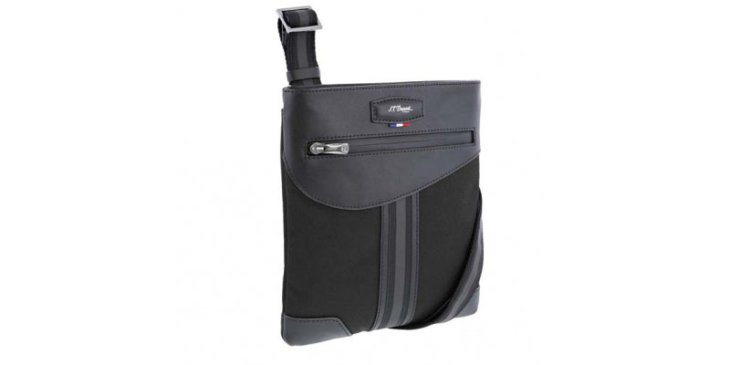 St. Dupont Small Zippered Bag Defi Millenium Black (174005) - Shams Shopping Centre ST Dupont  