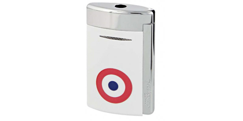 St Dupont Lighter New Mini Jet White Rosette (010802) - Shams Shopping Centre ST Dupont  