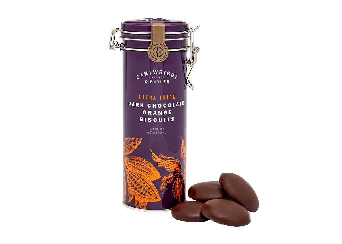 Cartwright & Butler Ultra Thick Dark Chocolate Orange Biscuits 190g - Shams Shopping Centre Cartwright & Butler  