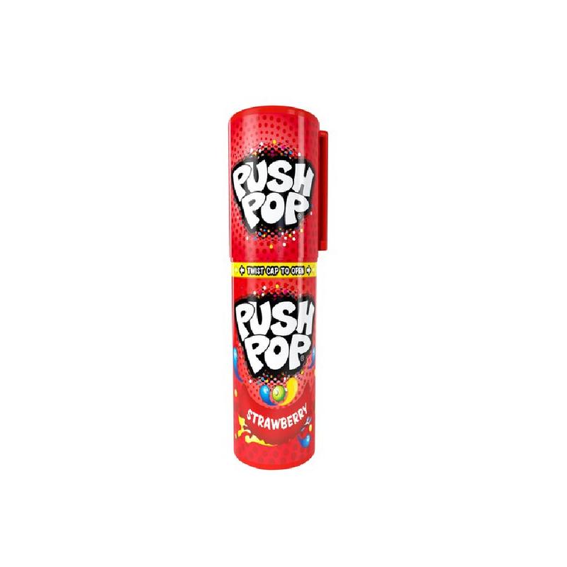 Bazooka Push Pop Strawberry+Blackcurrent Flavour Candy 15g - Shams Shopping Centre Shams Shopping Centre  