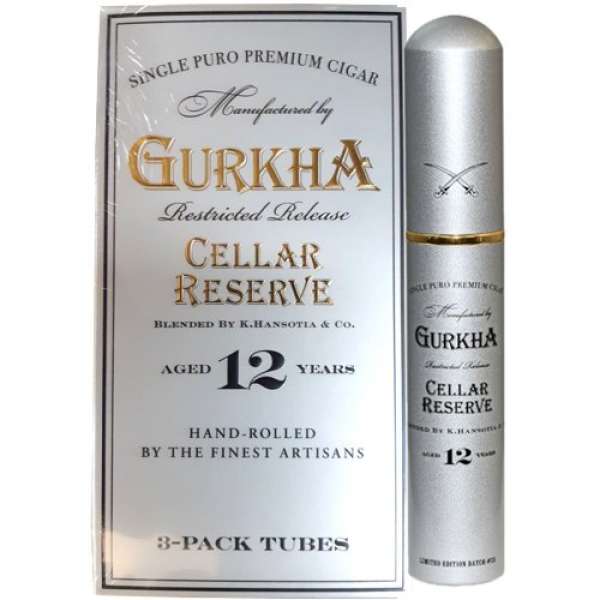 Gurkha Cellar Reserva 12Y 3-Pack Tubes (Full Box) - Shams Shopping Centre Gurkha  