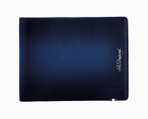 St. Dupont BillFold 6CC Atelier Blue (190410) - Shams Shopping Centre ST Dupont  