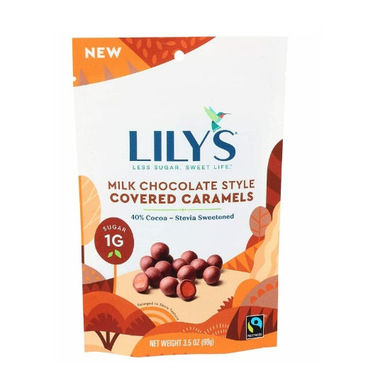 Lilys Milk Chocolate Covered Caramels 99g