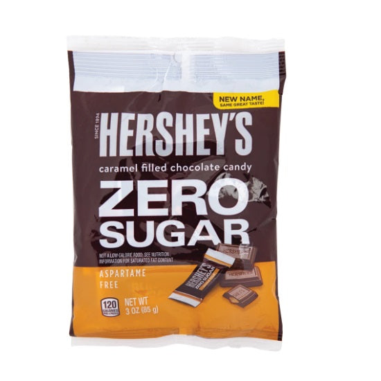 Hershys Sugar Free Caramel Filled Chocolate 85g - Shams Shopping Centre Hersheys  