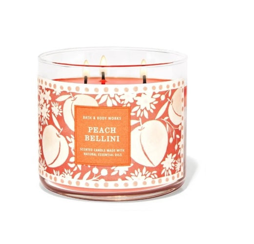 BBW Prach Bellini Scented Candle 411g - Shams Shopping Centre Bath & Body Works  