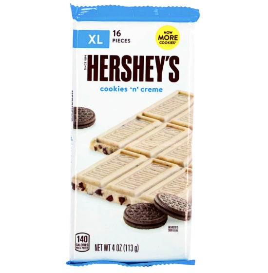 Hershey's Extra Large Cookies 'n' Creme Bar 113g - Shams Shopping Centre Hersheys  