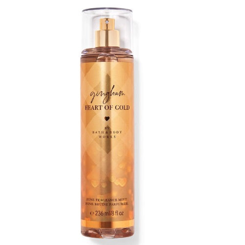 BBW Gingham Heart Of Gold Fine Fragnance Mist 236ml - Shams Shopping Centre Bath & Body Works  