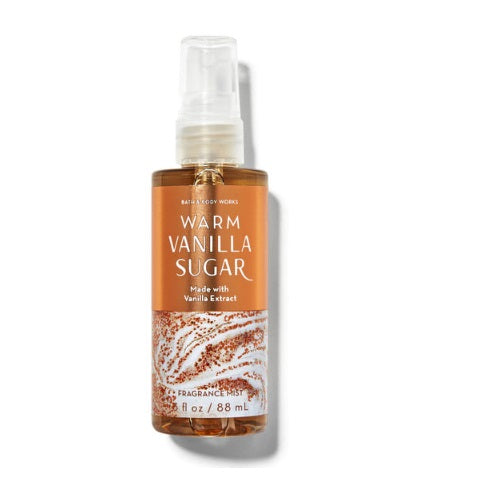 BBW Warm Vanilla Sugar Fragrance Mist 88ml - Shams Shopping Centre Bath & Body Works  