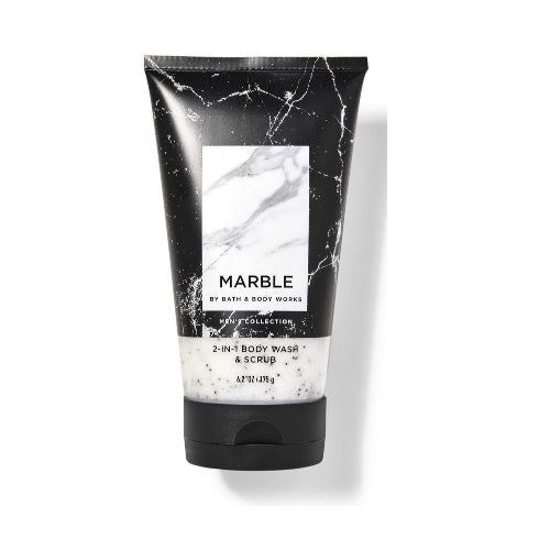 BBW Men's Marble Body Scrub 226g - Shams Shopping Centre Bath & Body Works  