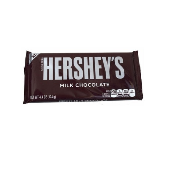 Hershey's Milk Chocolate Bar 124g - Shams Shopping Centre Hersheys  