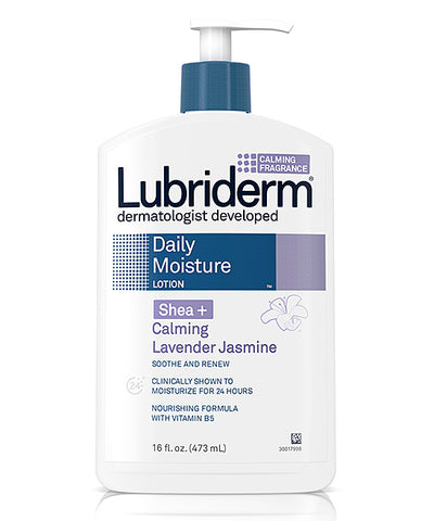 Lubriderm Daily Moisture Shea+ Calming Lavender Jasmine Lotion 473ml - Shams Shopping Centre Lubriderm  